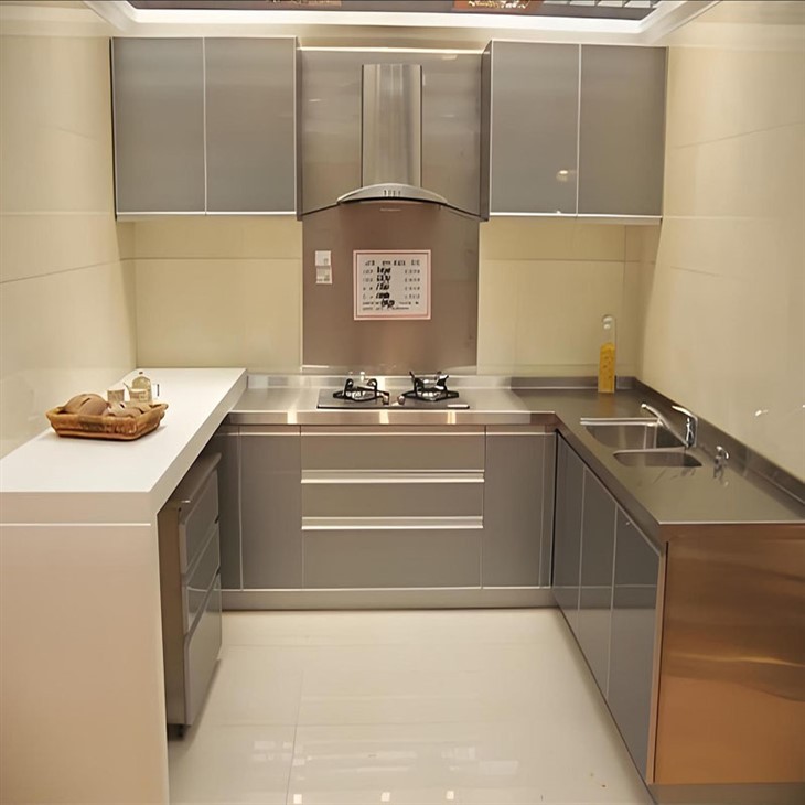 residential stainless steel kitchen cabinets (2)