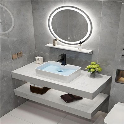 So streichen Sie Badezimmer-Waschtischschränke